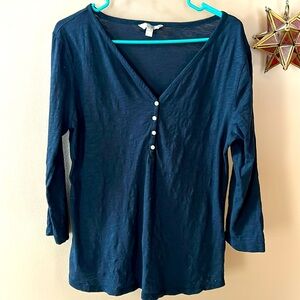 Lightweight 3/4 sleeve jersey